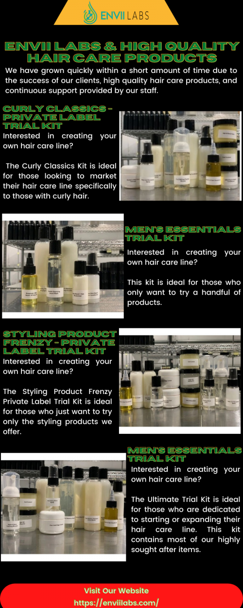 Envii Labs And High Quality Hair Care Product